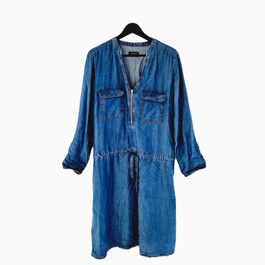 Robe manches longues en jeans (SIZE : EUR 44)