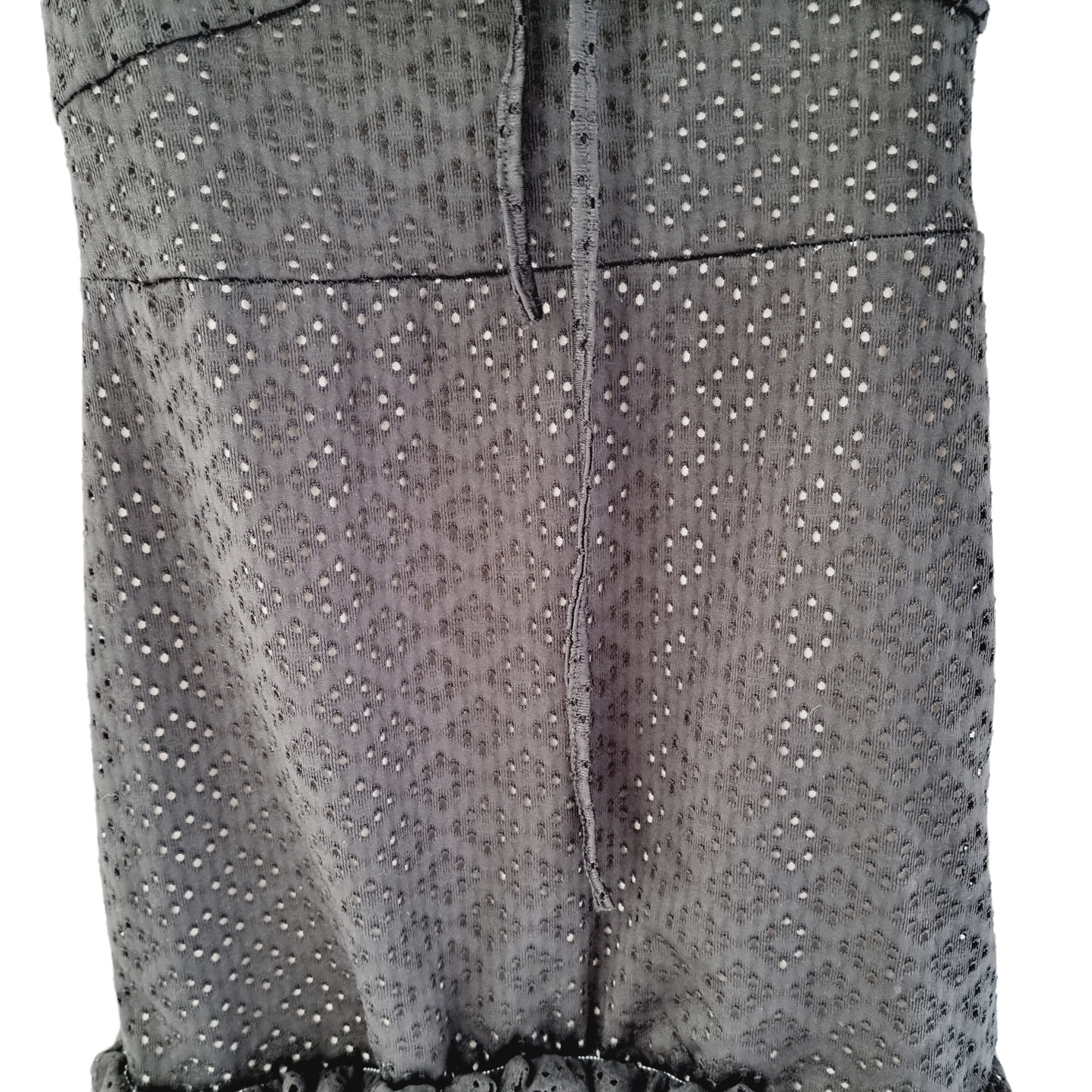 Robe noire perforée (SIZE : L)