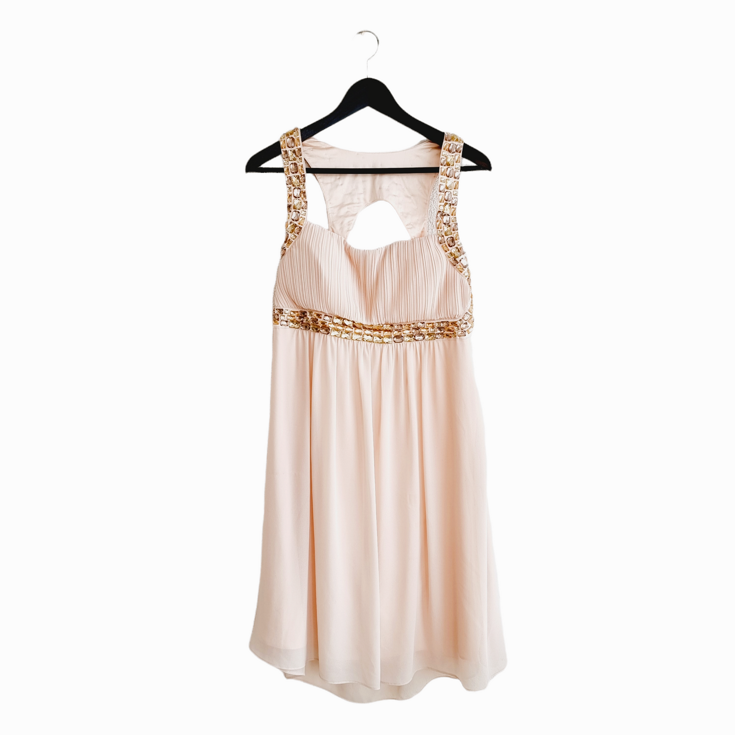 Robe de cocktail - rose pâle (SIZE : 44)