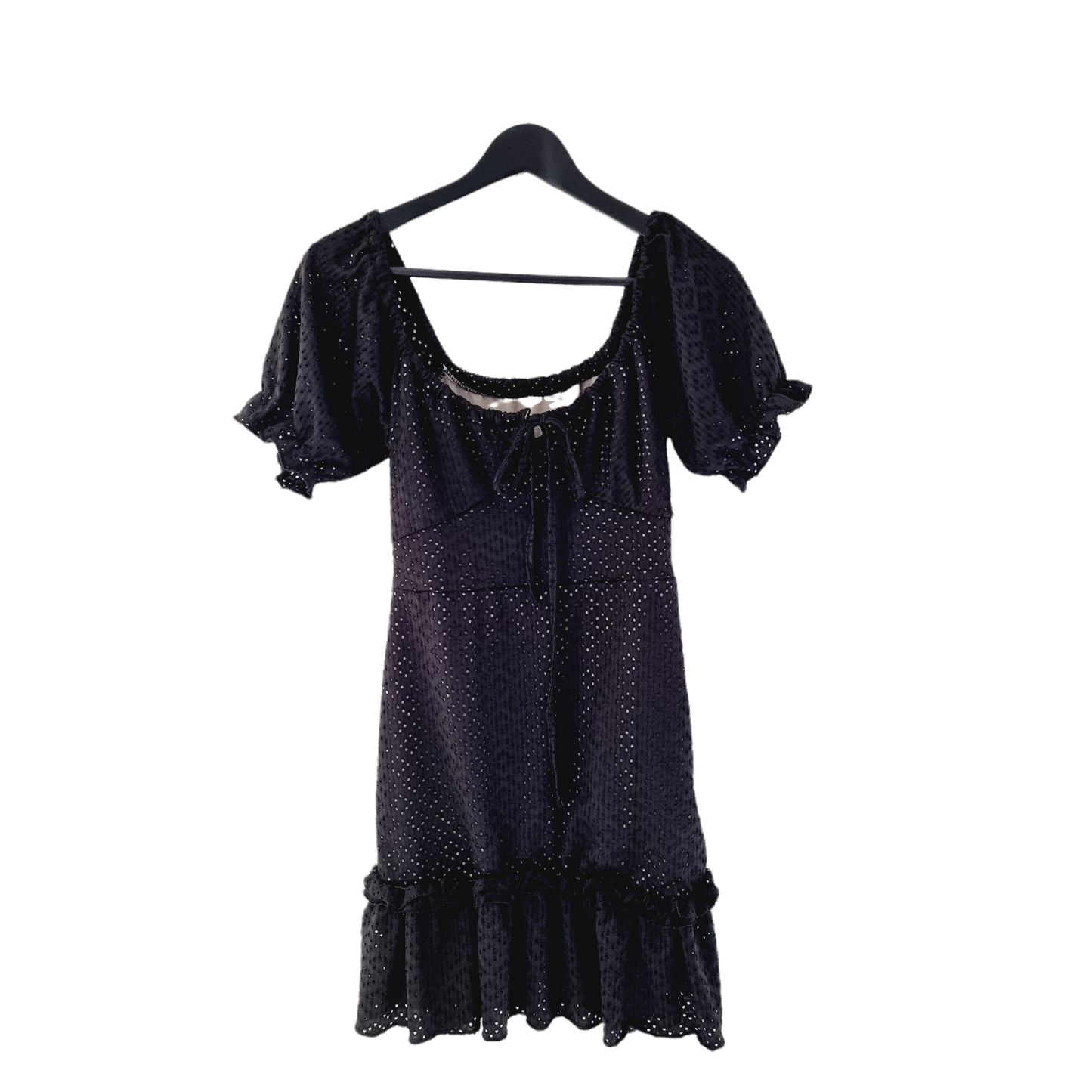 Robe noire perforée (SIZE : L)