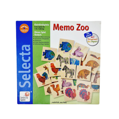 Memo en bois - Zoo