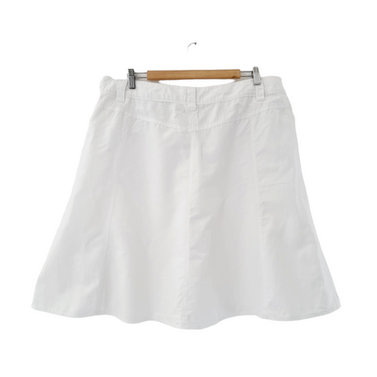 Jupe A-line blanche (SIZE : 48)