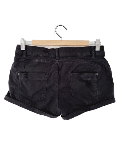 Short en jeans noir (SIZE : 34)