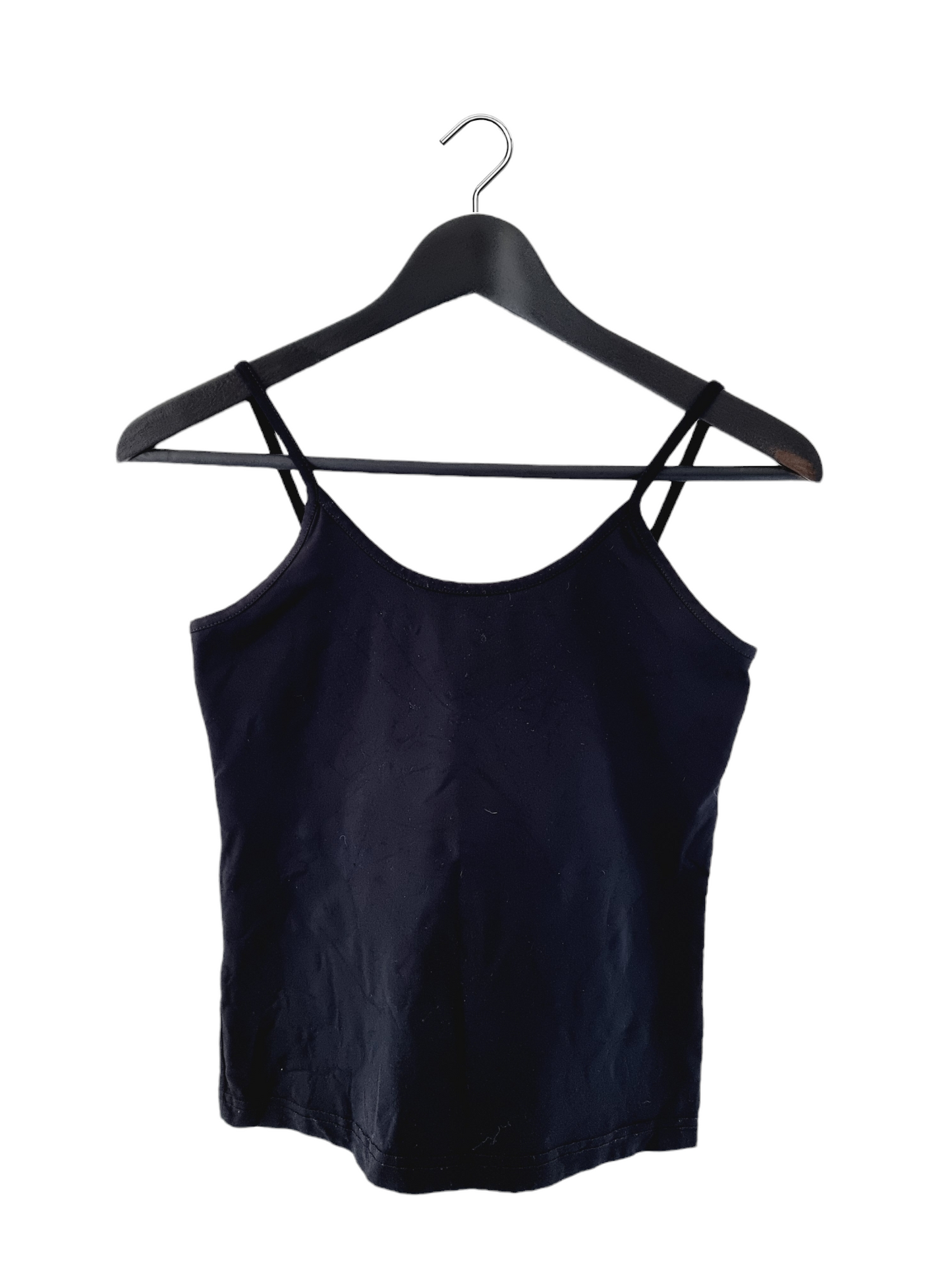 Top noir simple à bretelles fines (SIZE : XS)