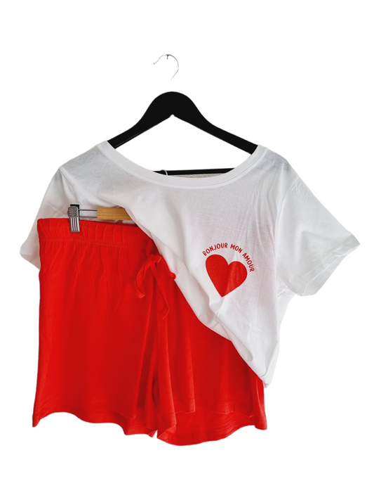 Pyjashort - Bonjour mon amour (SIZE : L 44/46)
