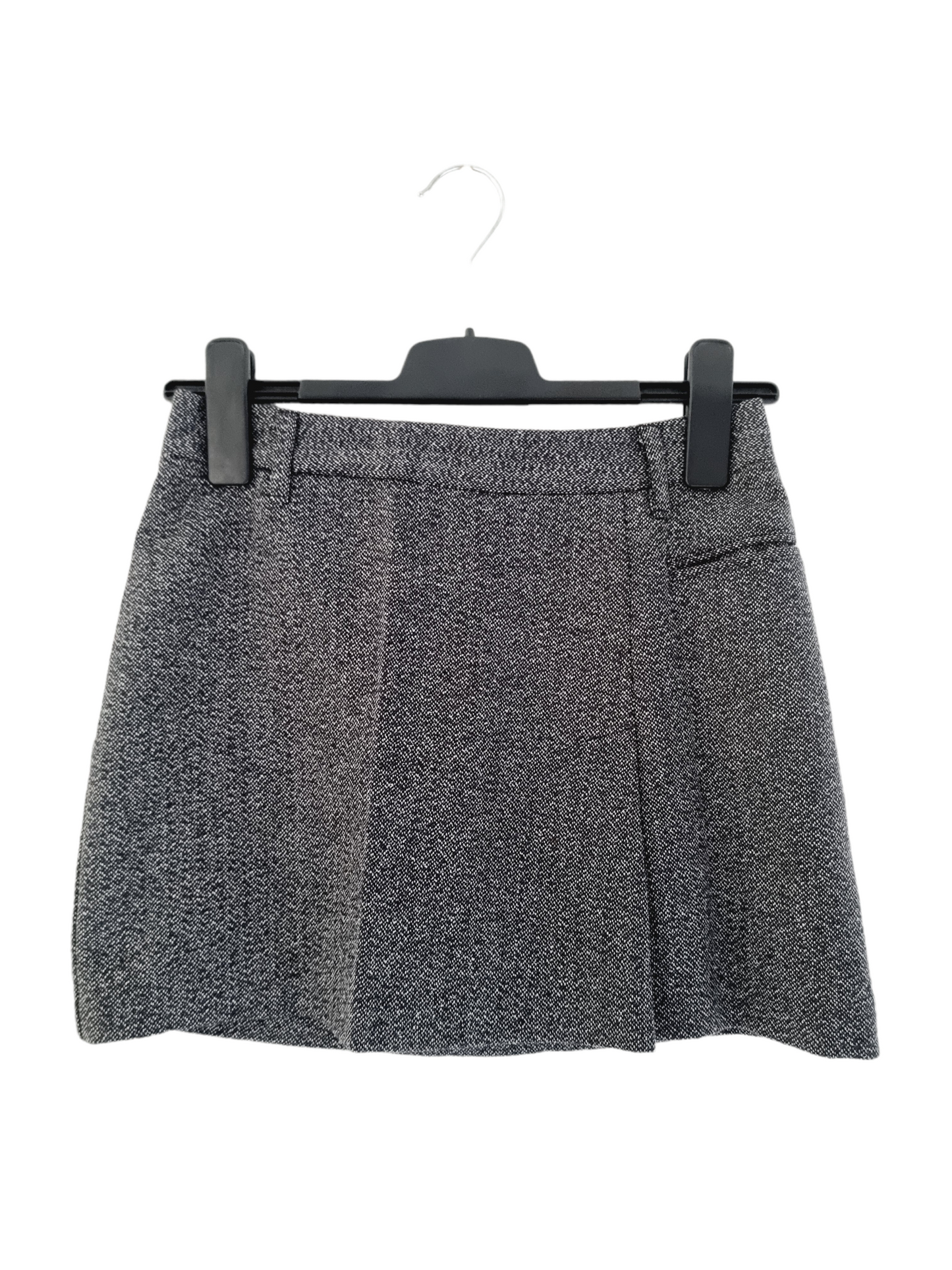 Jupe grise chinée - Sisley (SIZE : 38)