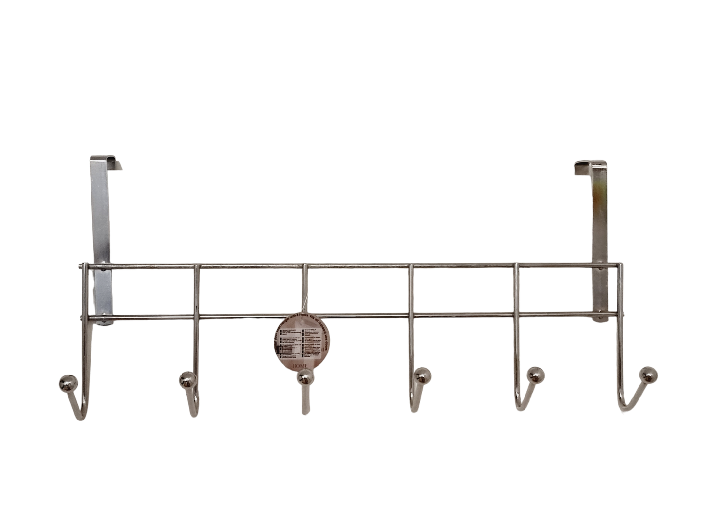 Patère de porte à 6 crochets