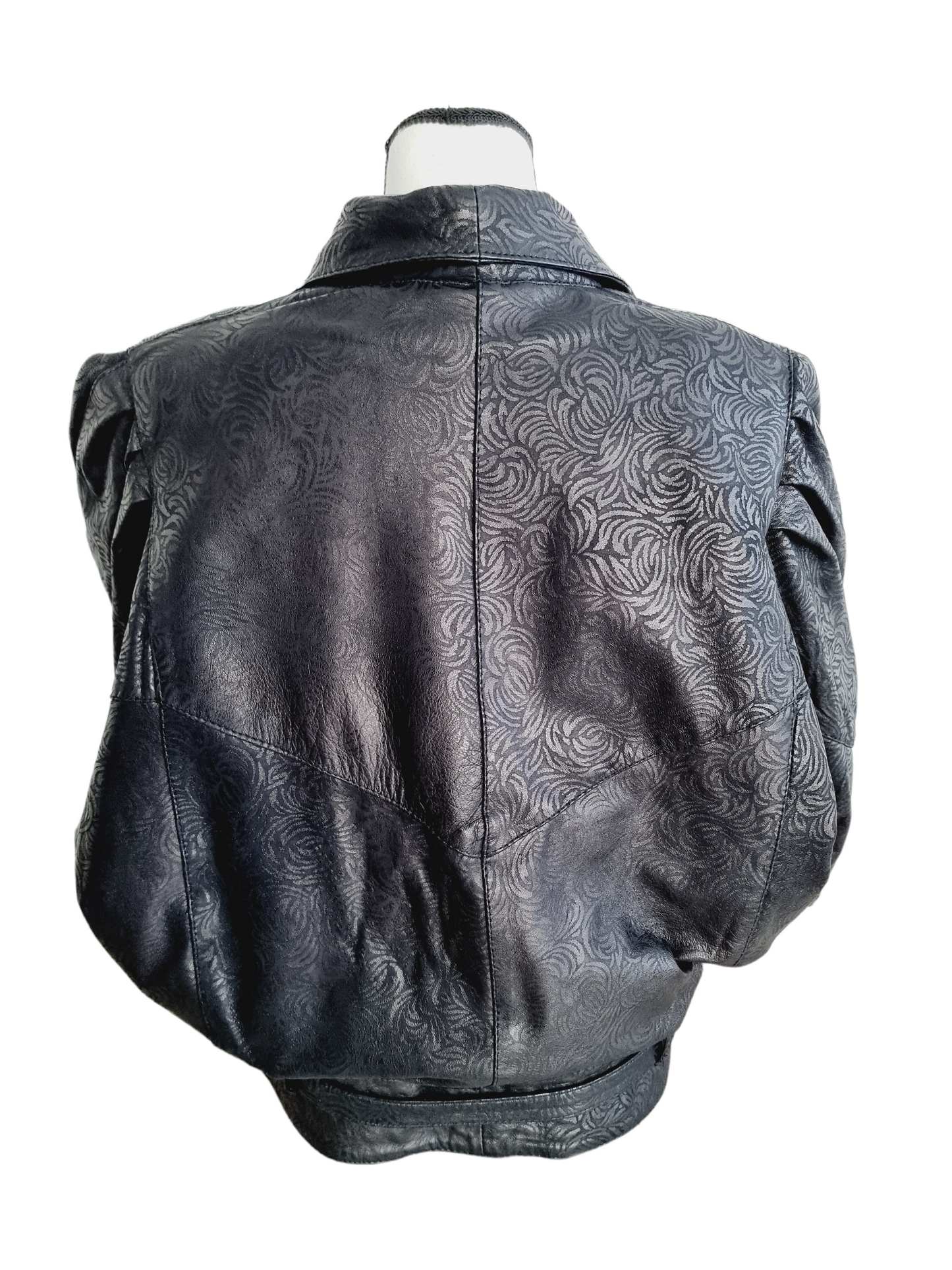 Bomber vintage en cuir (SIZE : M)
