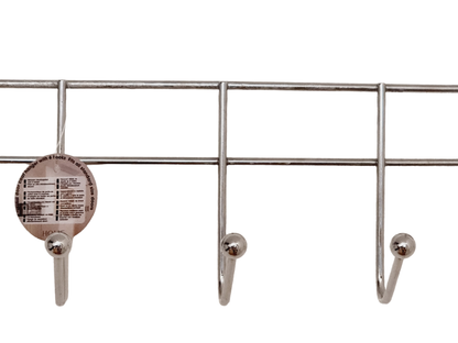 Patère de porte à 6 crochets