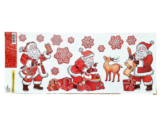Stickers de Noël pour fenêtres et miroirs - Modèle 01