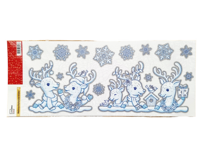 Stickers de Noël pour fenêtres et miroirs - Modèle 03