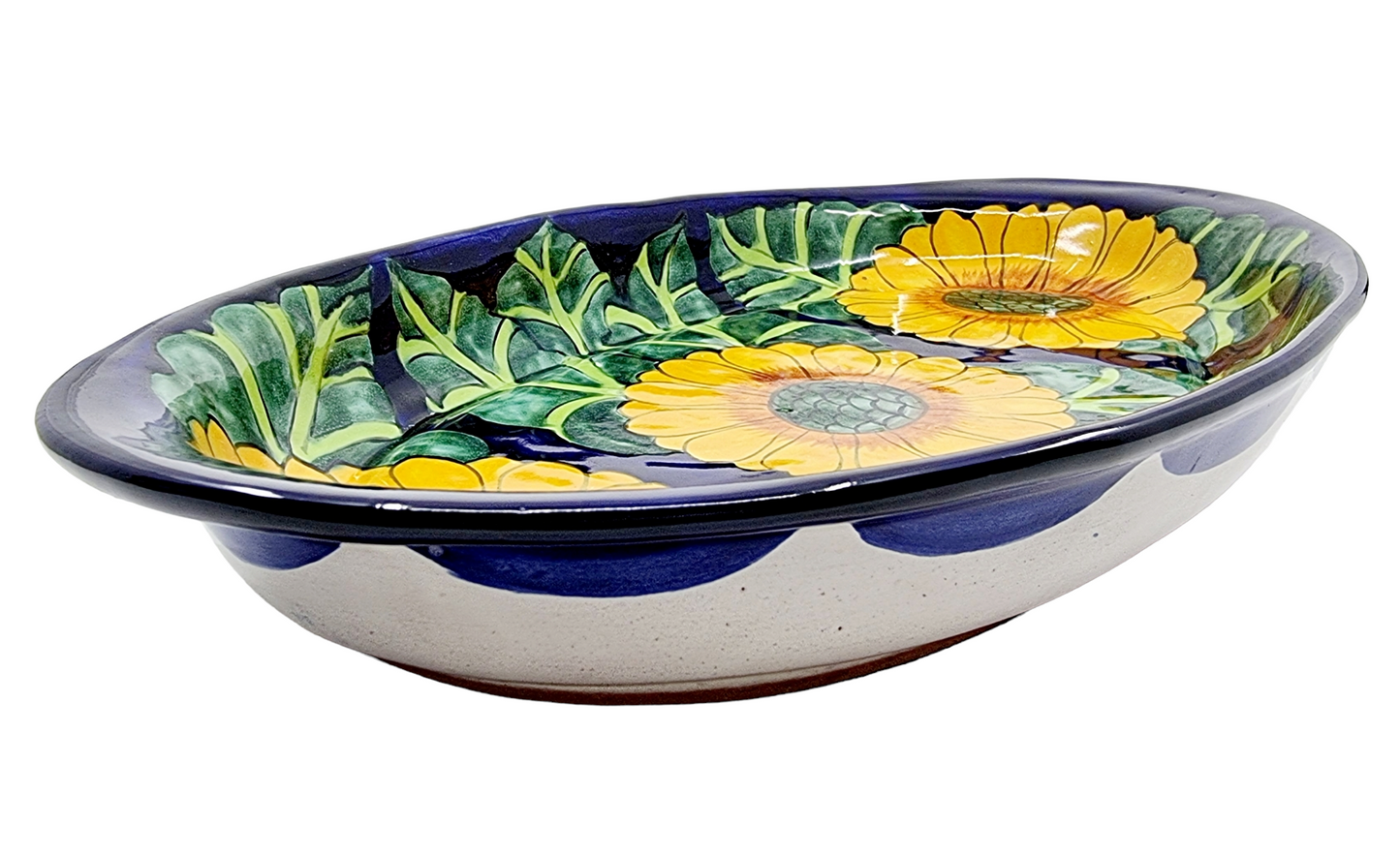 Plat ovale - Tournesol