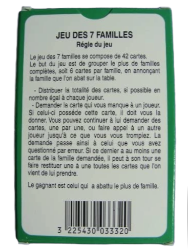 Jeu des 7 familles - Animaux marins