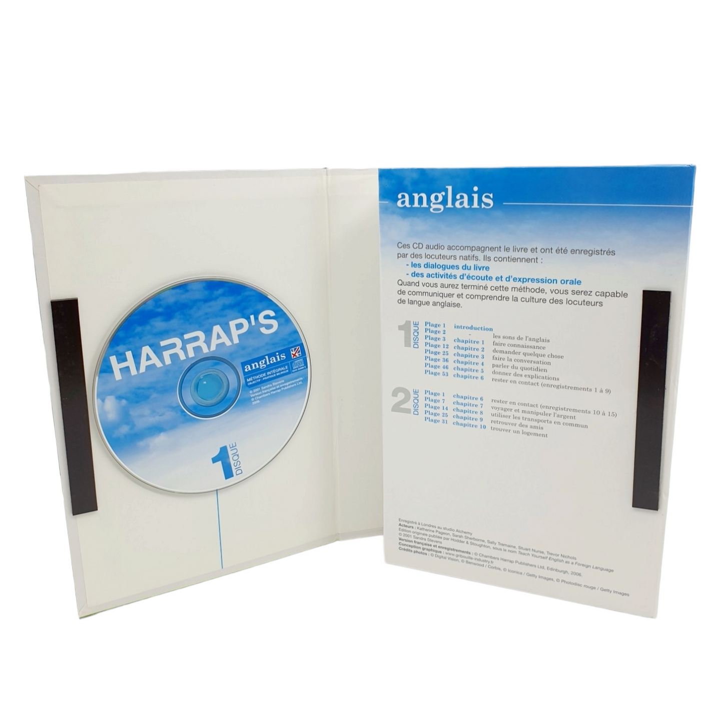Livre et CD audio - Apprendre l'anglais avec Harrap's et devenir bilingue