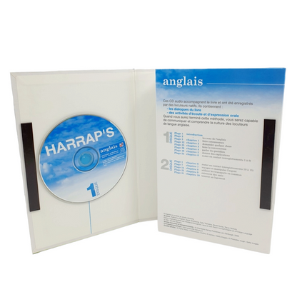 Livre et CD audio - Apprendre l'anglais avec Harrap's et devenir bilingue