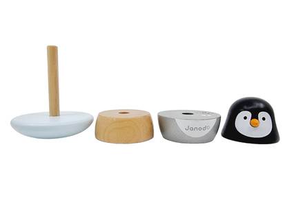 Pingouin basculeur avec pièces empilables (8 pièces)