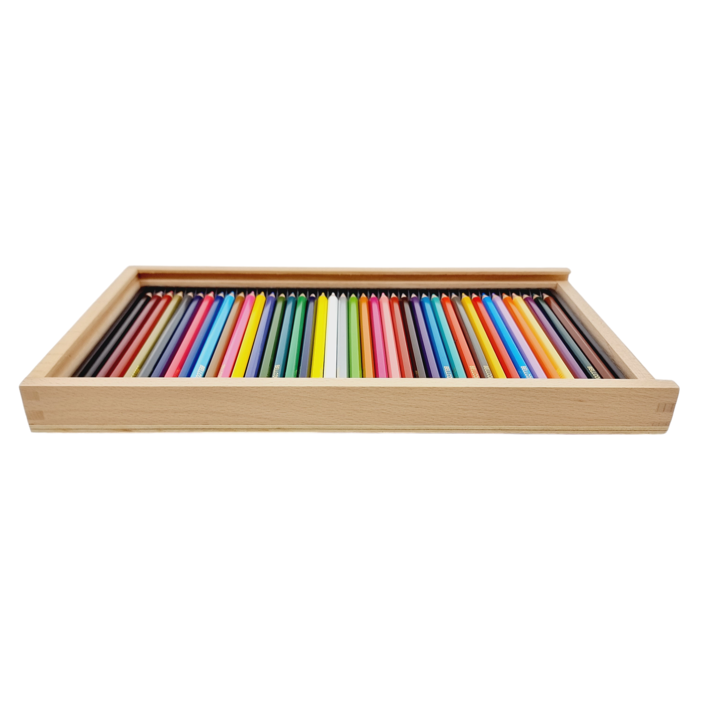 Boîte de crayons de couleur Bellcolor (40 pièces)