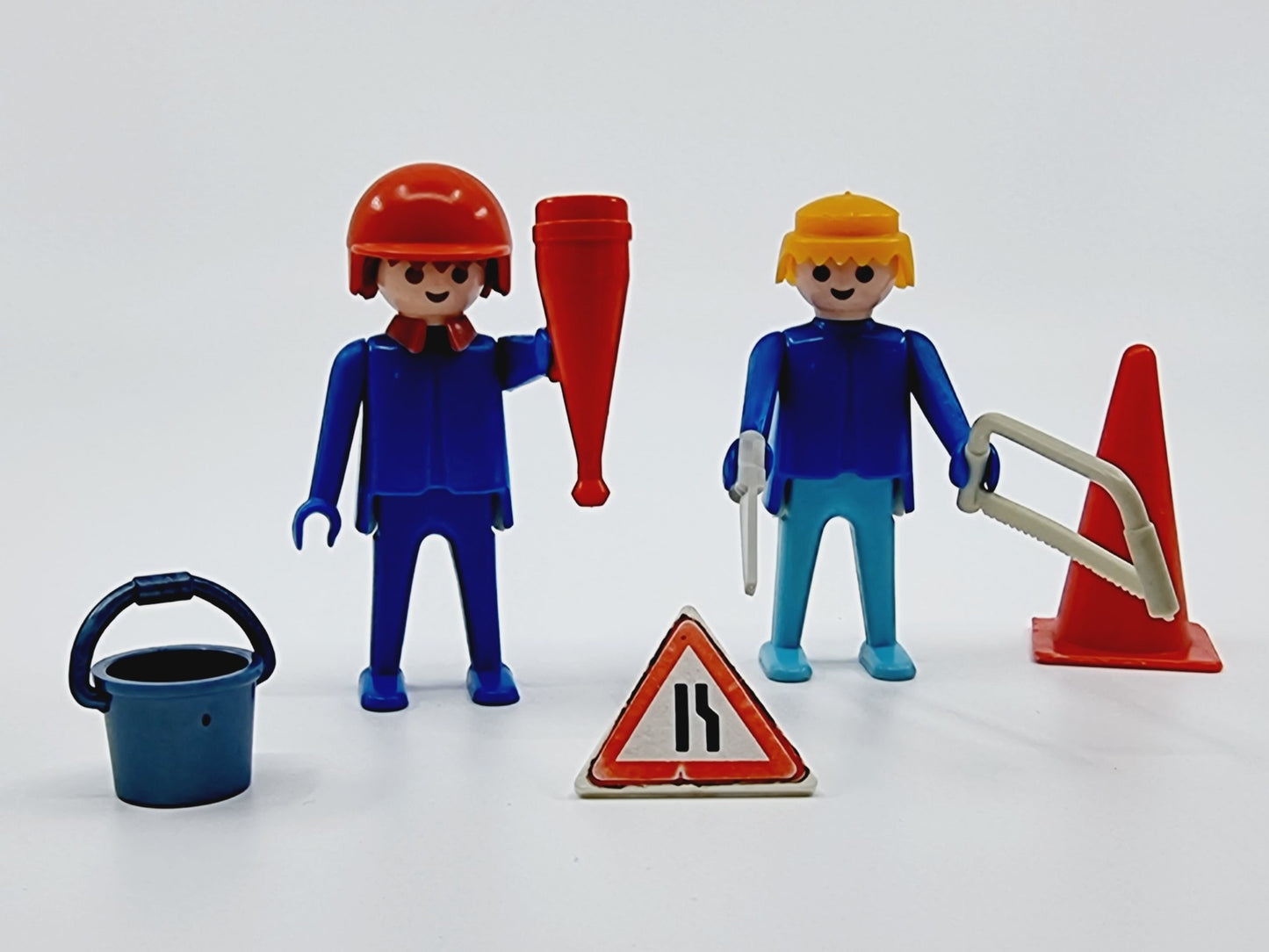Playmobil en vrac - Poseur de panneaux de signalisation