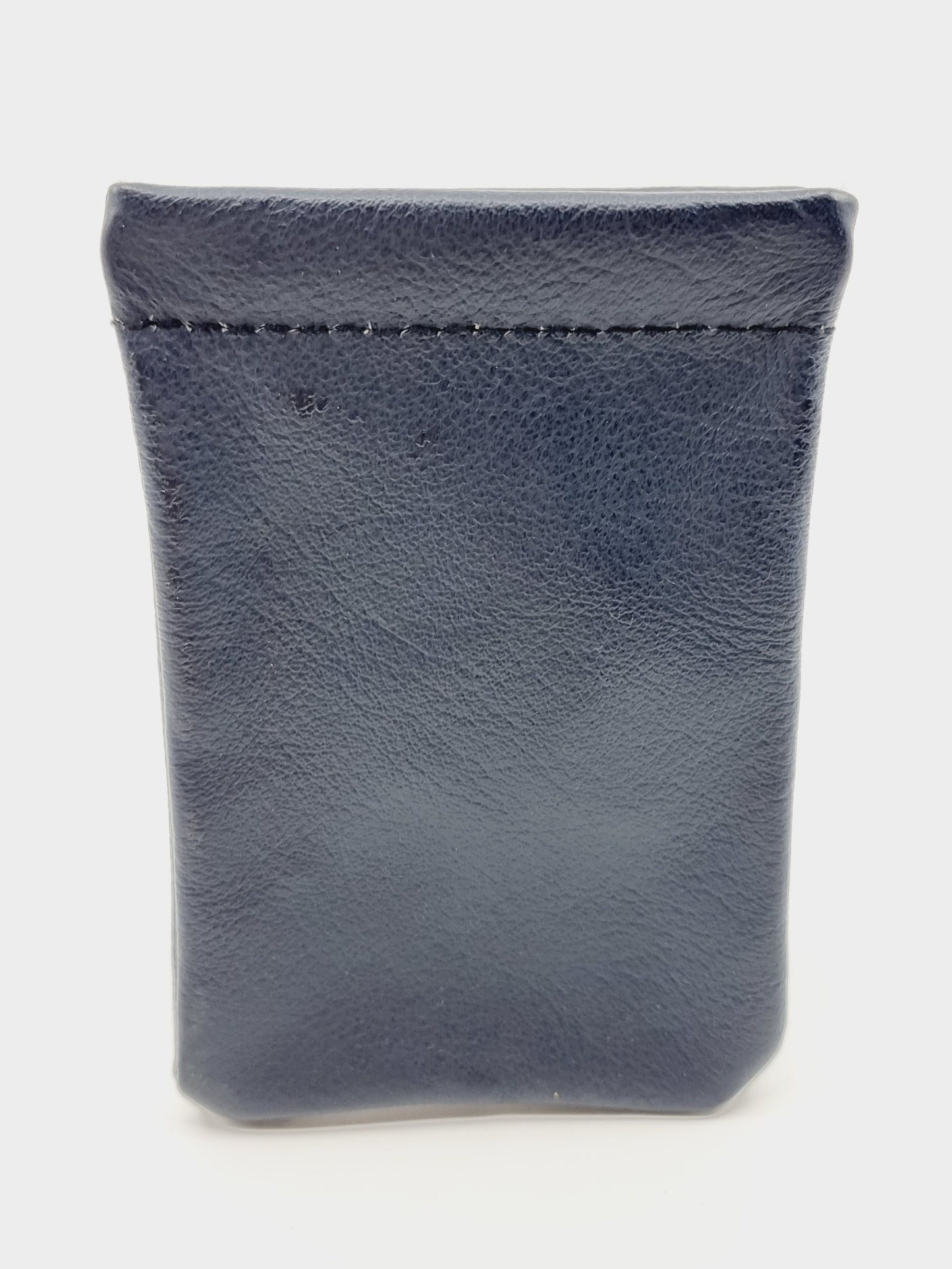 Etui porte-clés en cuir - bleu marine