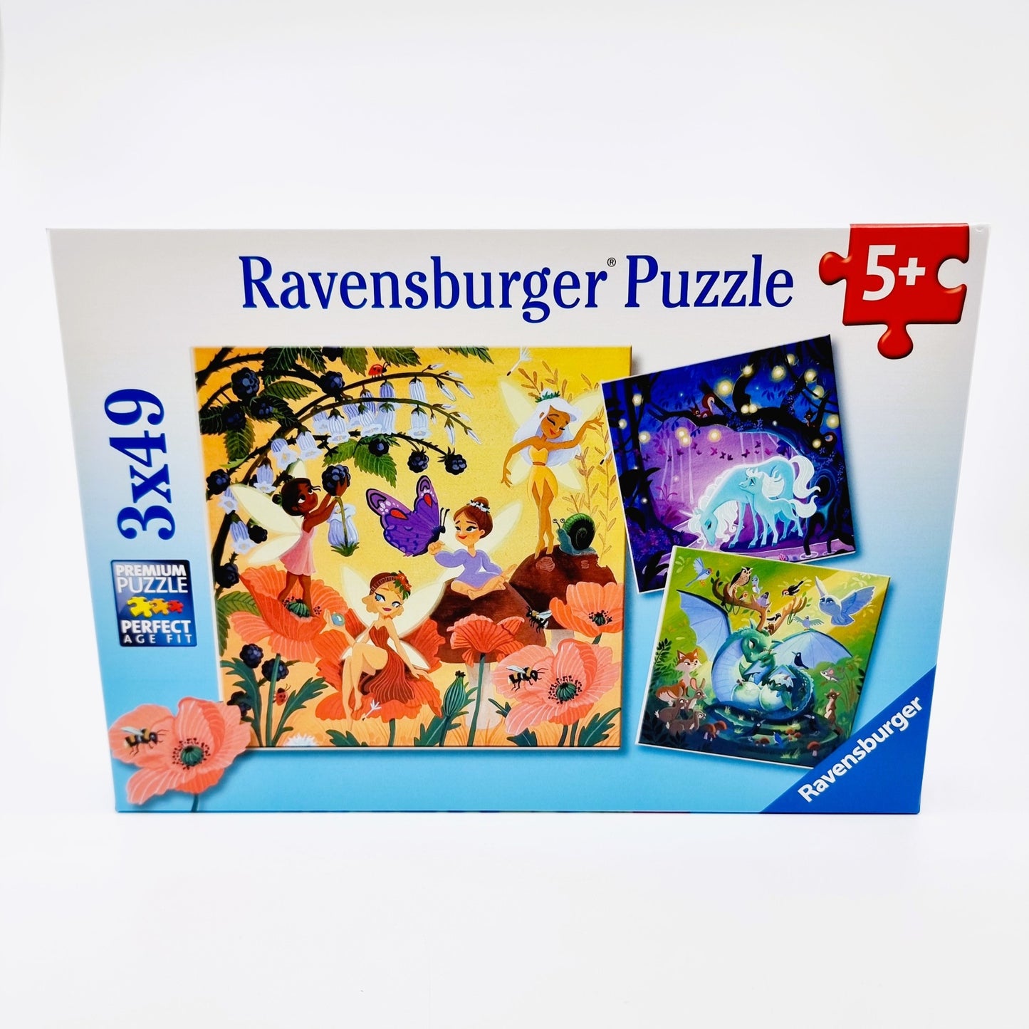 Puzzle - Licorne, dragon et fée