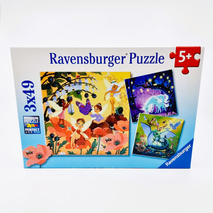 Puzzle - Licorne, dragon et fée