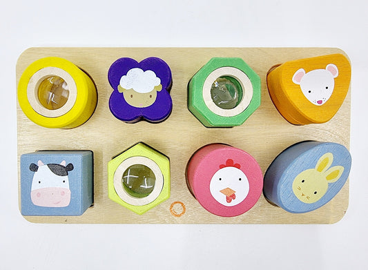 Puzzle sensoriel pour stimuler les sens des enfants