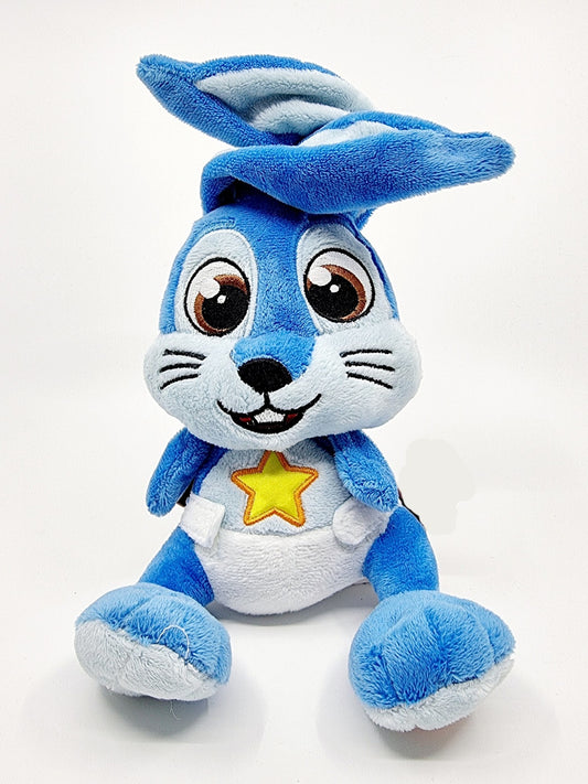 Peluche lumineuse - Lapin bleu