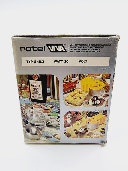 Sorbetière super-automatique rotel viva