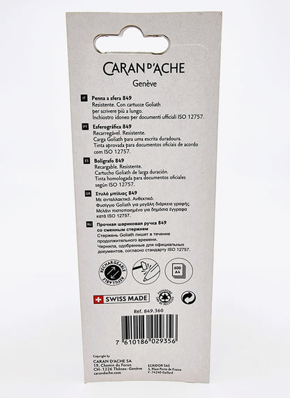 Stylo bille 849, Caran d'Ache Genève