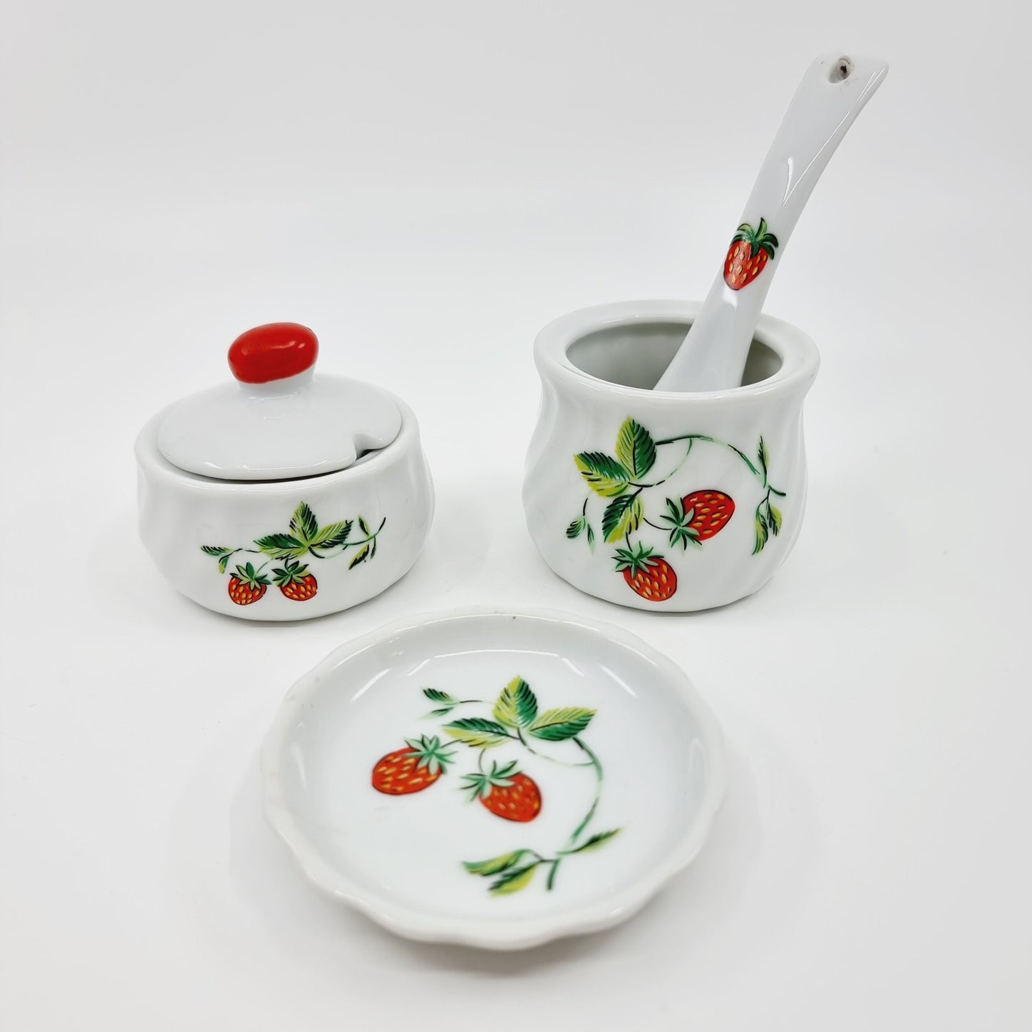 Service pour petit déjeuner - fraises