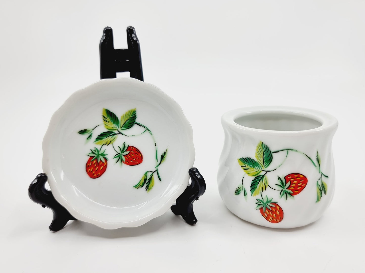 Service pour petit déjeuner - fraises