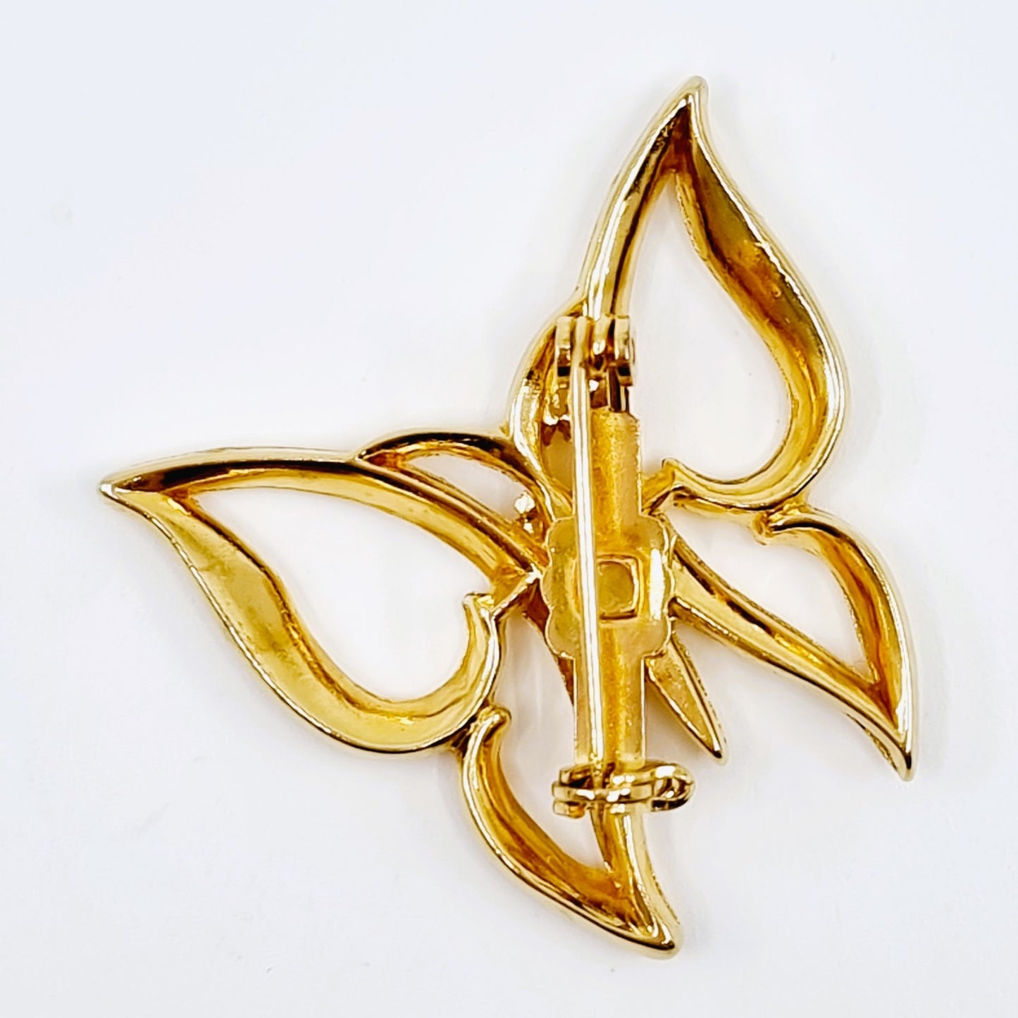 Broche dorée - Papillon