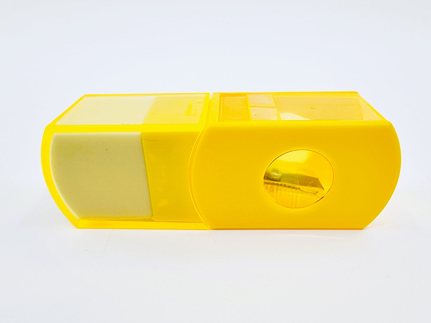 Gomme & taille-crayon - Jaune