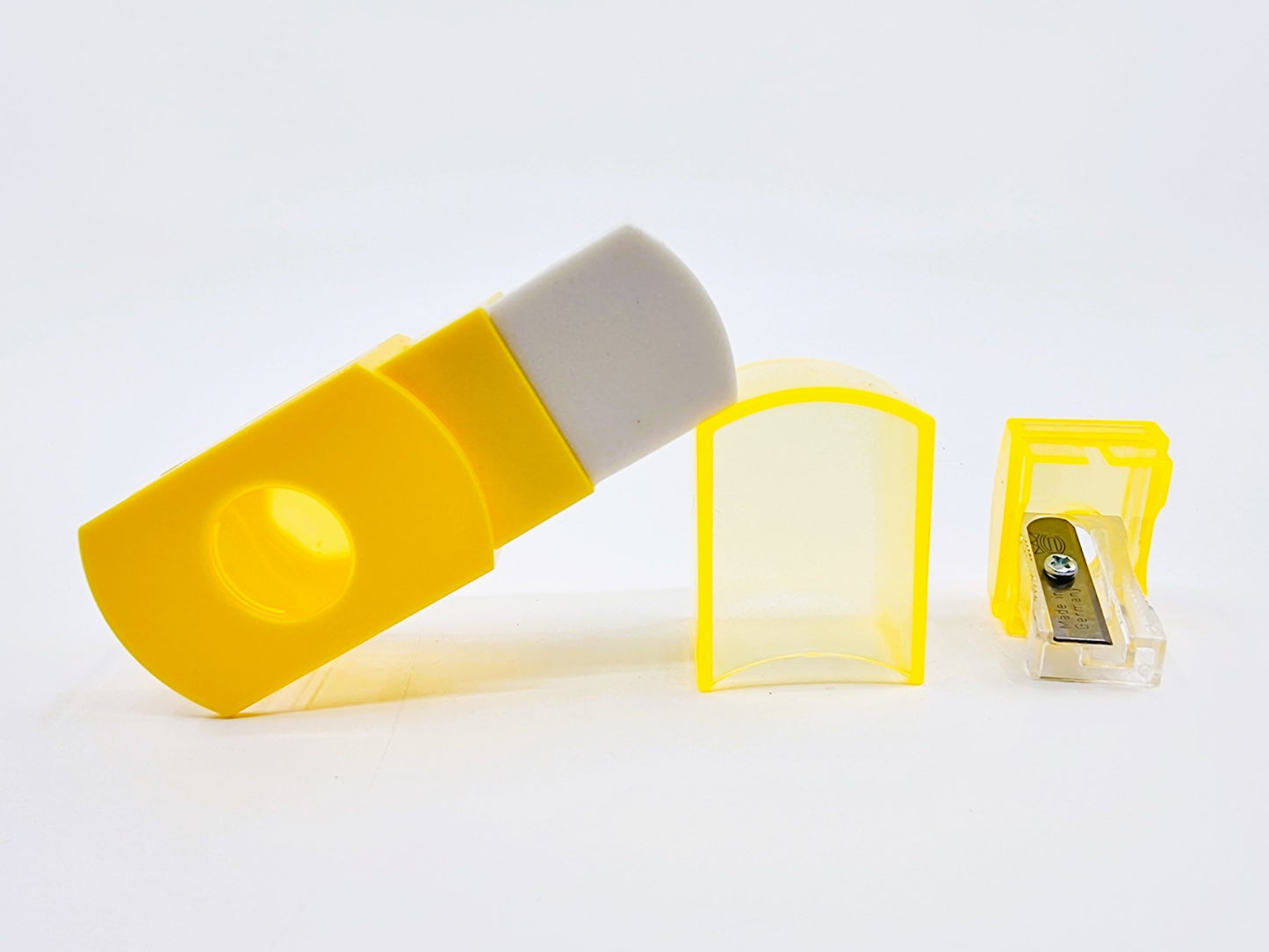 Gomme & taille-crayon - Jaune