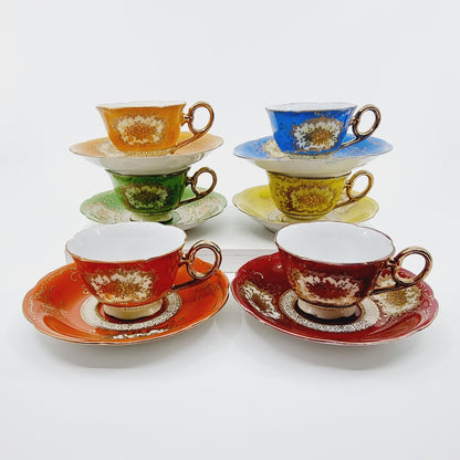 Tasse & sous-tasse - songes d'été (2x6 pièces)