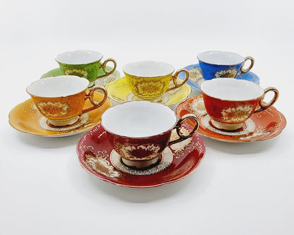 Tasse & sous-tasse - songes d'été (2x6 pièces)