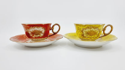 Tasse & sous-tasse - songes d'été (2x6 pièces)