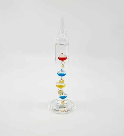 Thermomètre de Galilée en verre