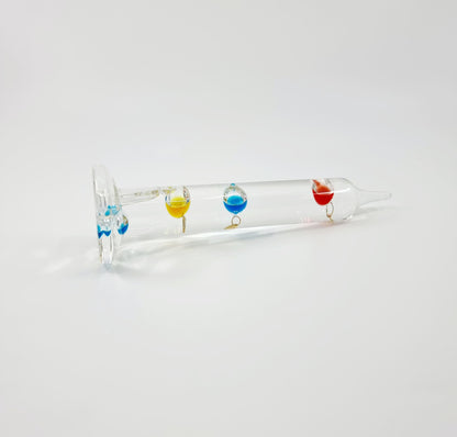 Thermomètre de Galilée en verre