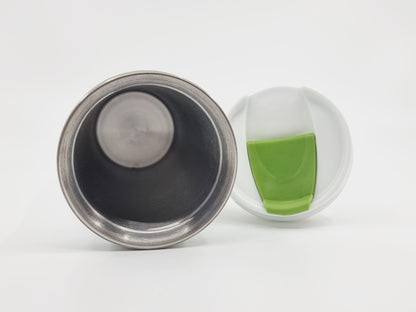 Mug isotherme - blanc & vert