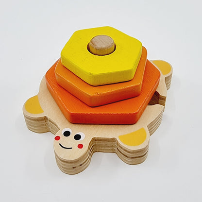 Tortues empilables en bois