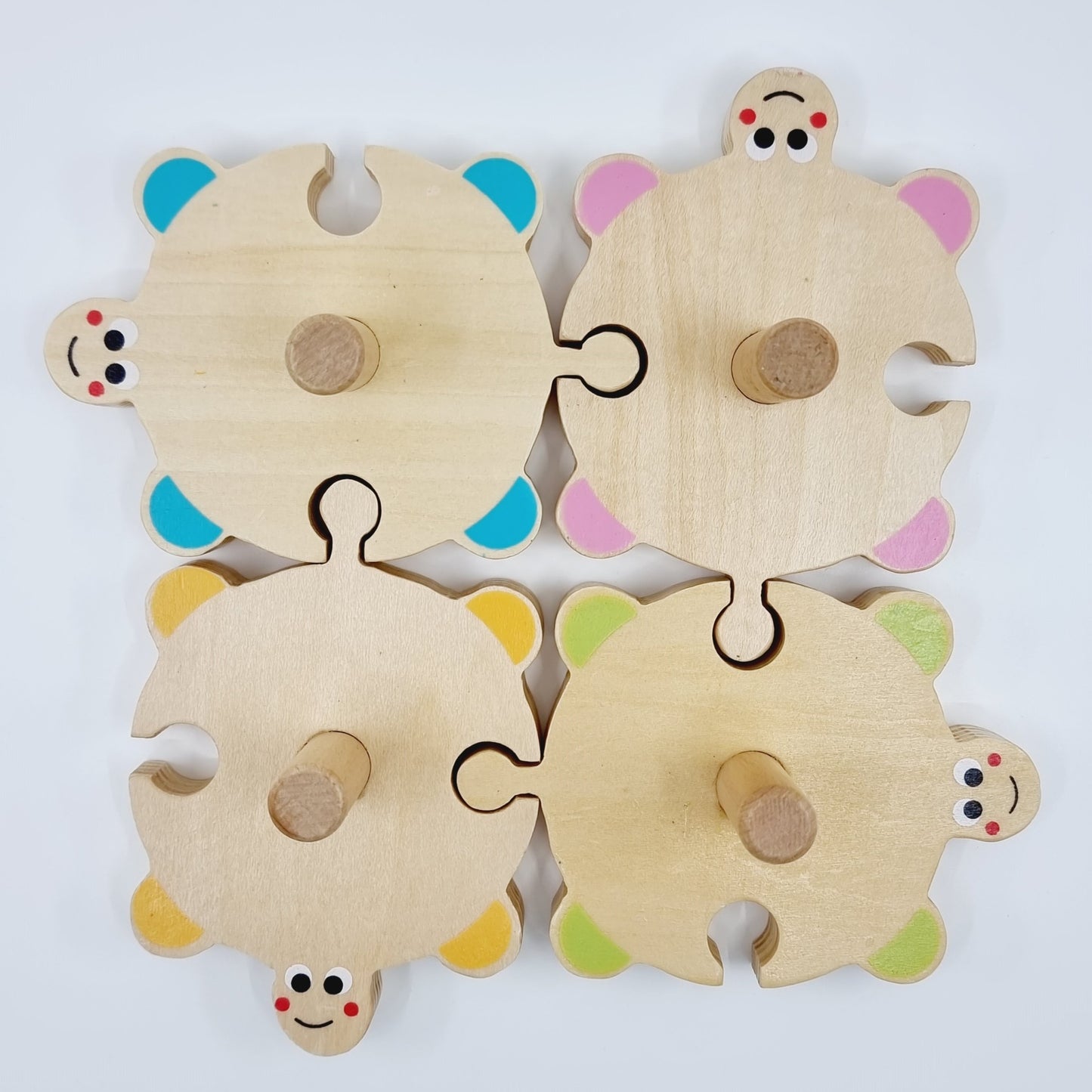 Tortues empilables en bois