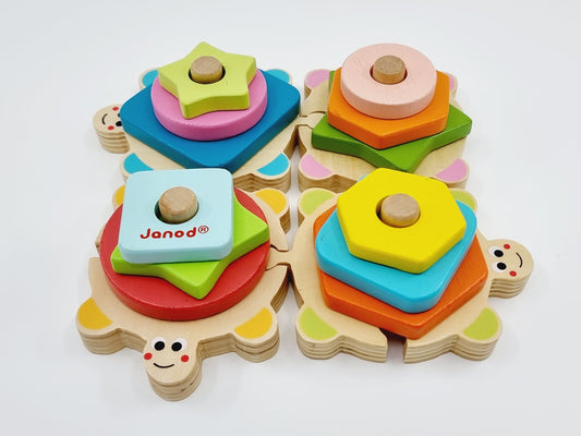Tortues empilables en bois