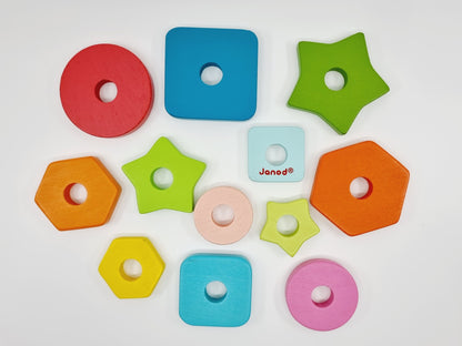 Tortues empilables en bois