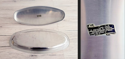 Trio de plats de service en inox