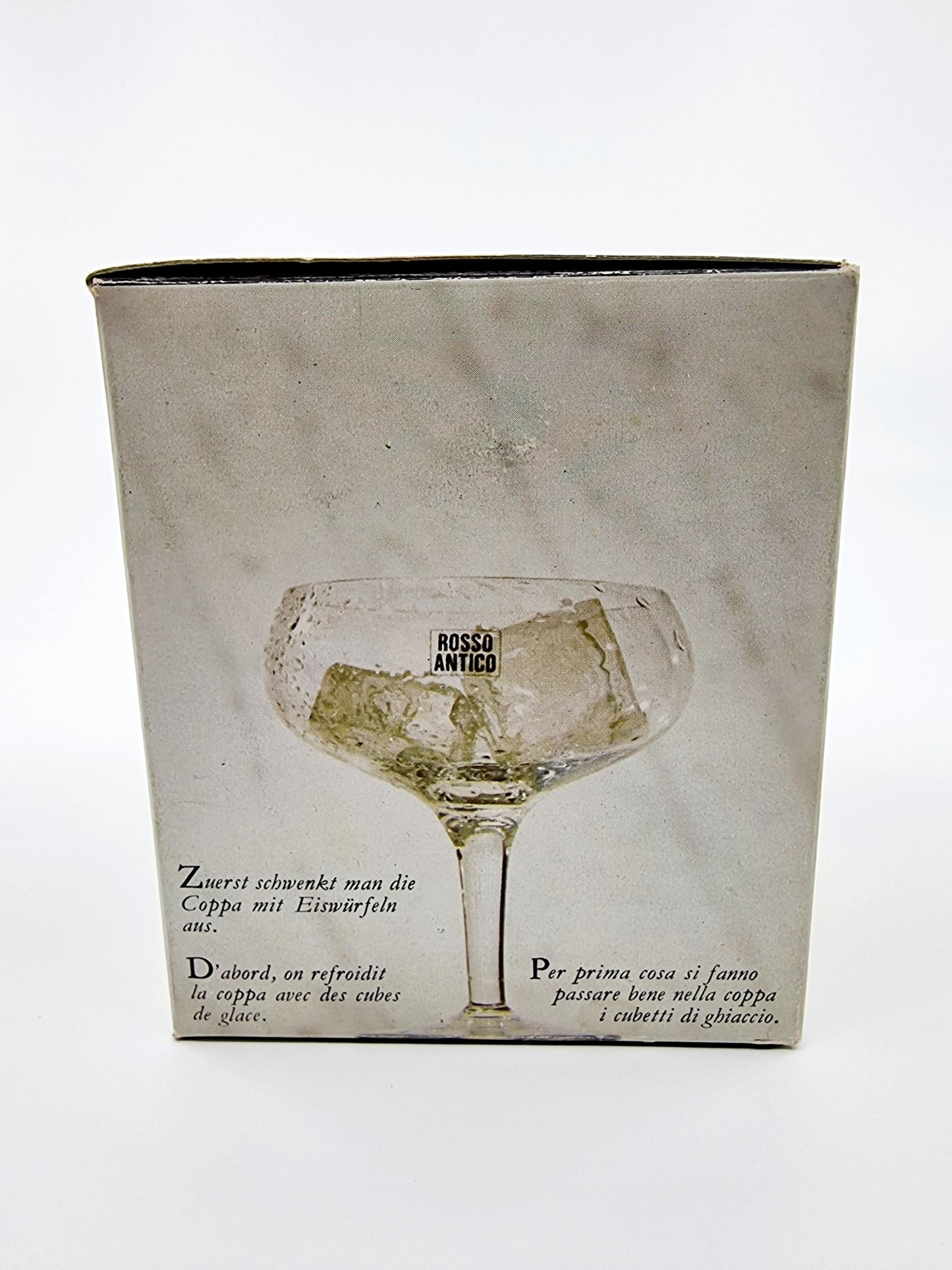 Verre apéritif Rosso Antico (6 pièces)