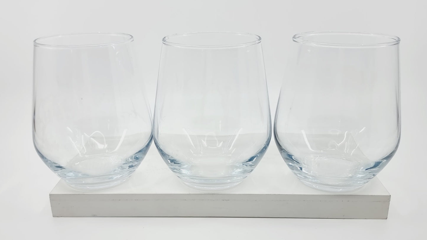 Verre à vin sans pied (4 pièces)