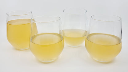 Verre à vin sans pied (4 pièces)