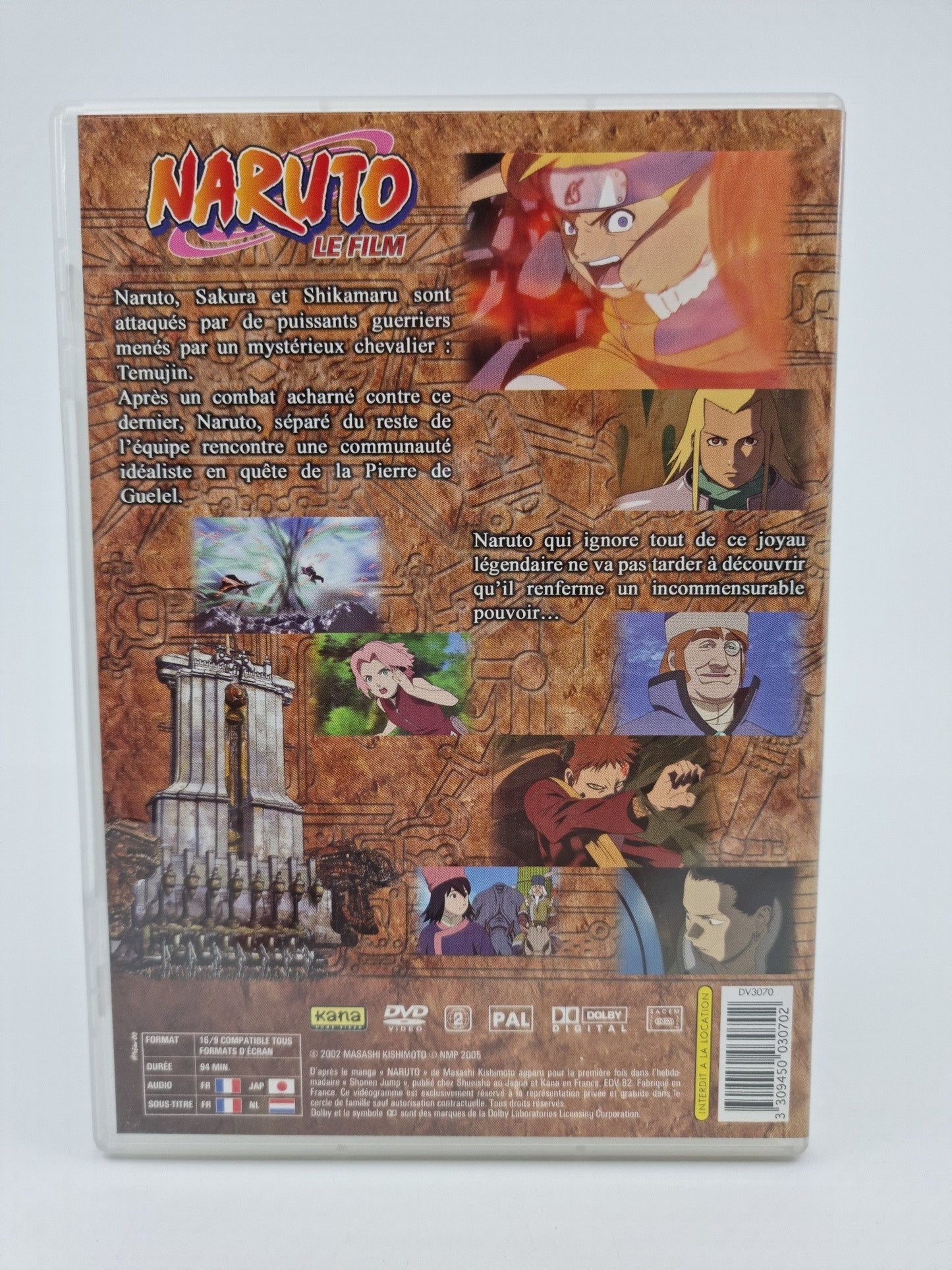 DVD - Naruto le film : la légende de la pierre de Guelel
