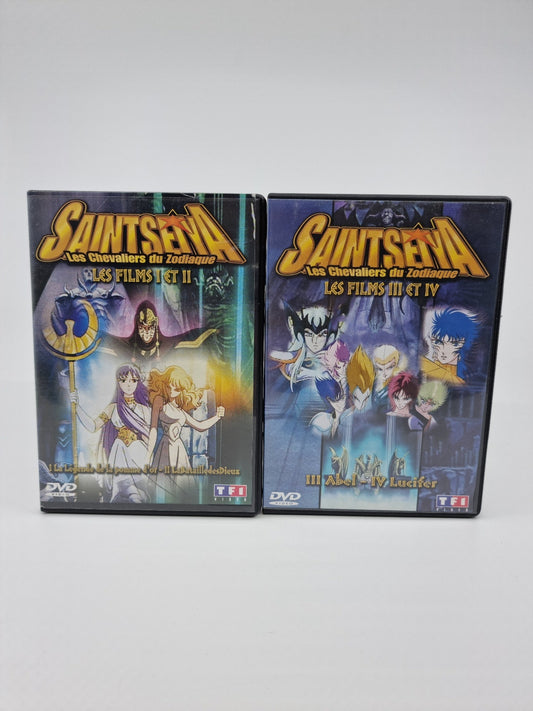 DVD - Coffret Les Chevaliers du Zodiaque (Saint Seiya) les films I, II, III et IV
